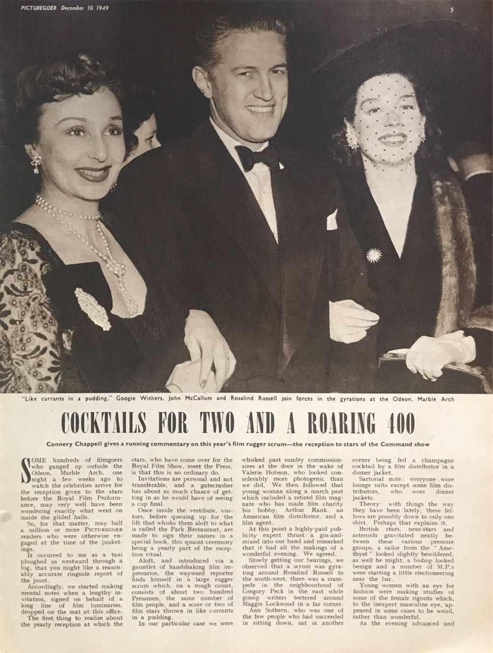 Picturegoer  (December) magazine collectible - Main Image 2