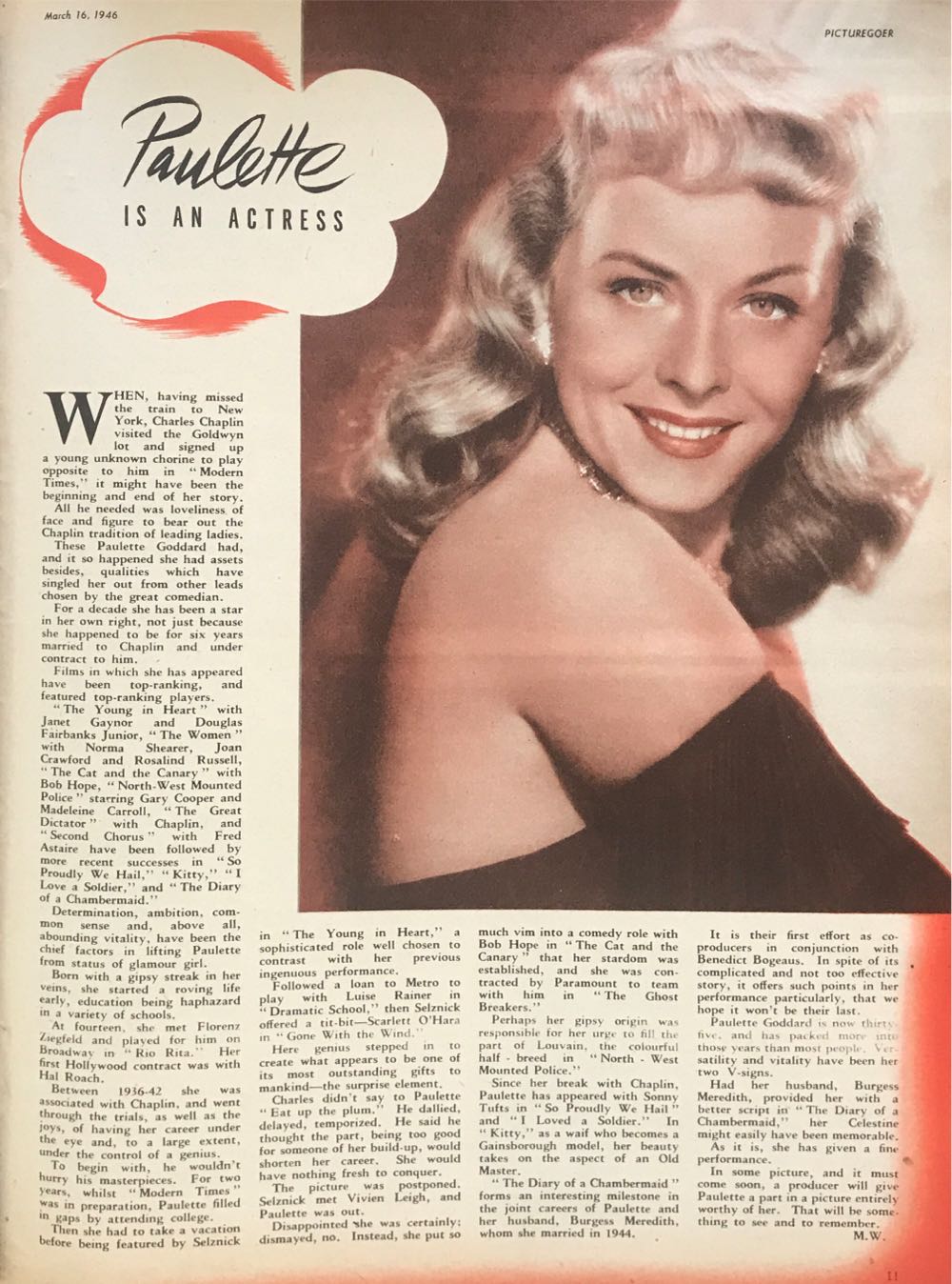 Picturegoer  (March) magazine collectible - Main Image 4