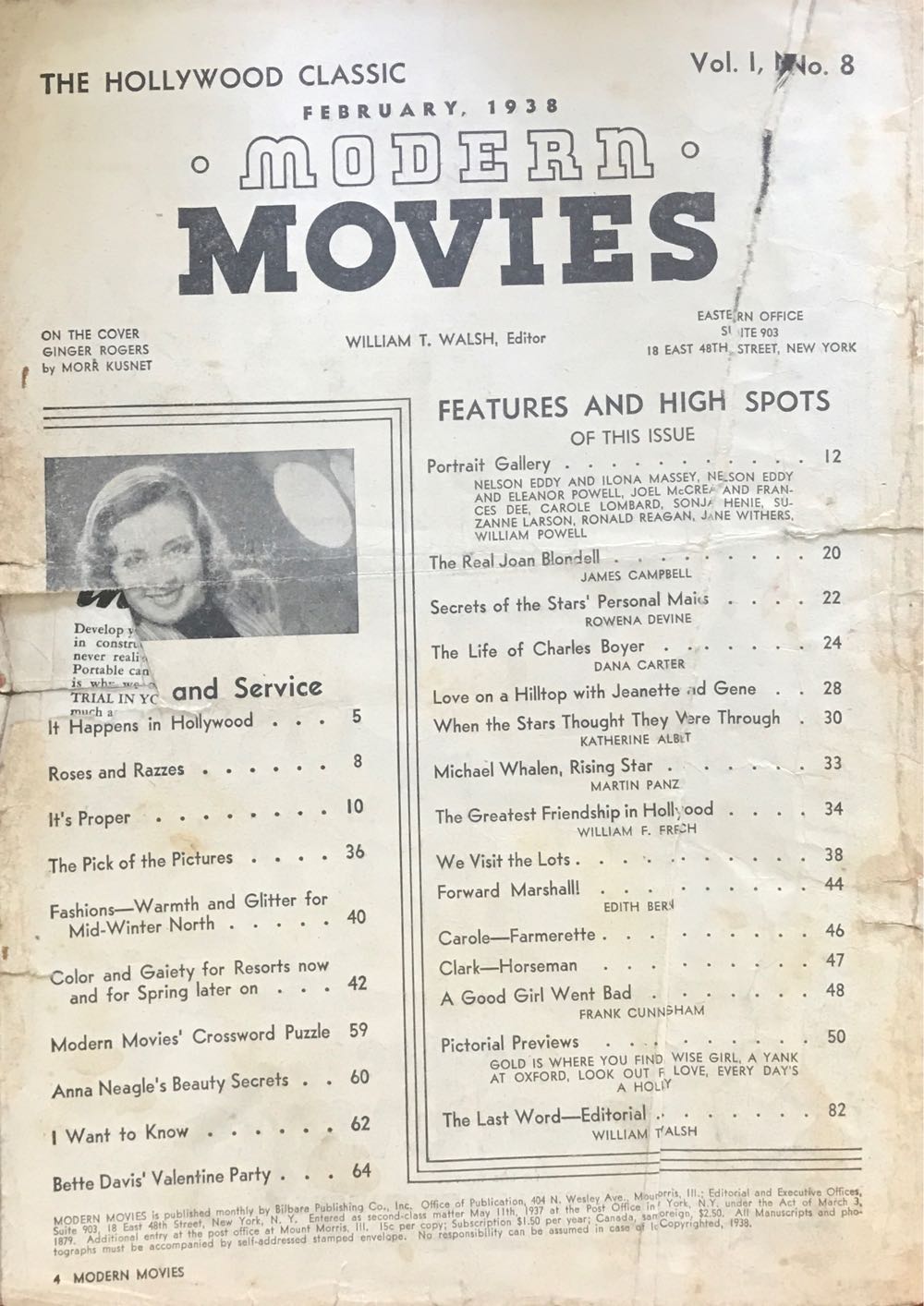 Modern Movies  (February) magazine collectible - Main Image 2