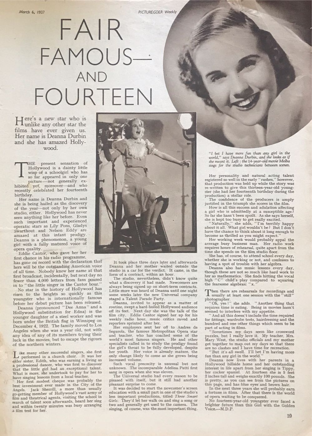 Picturegoer  (March) magazine collectible - Main Image 4