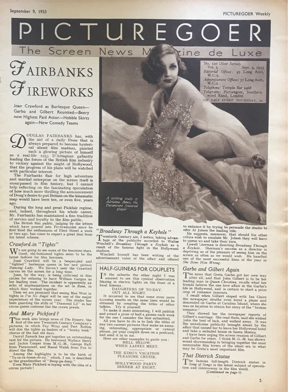 Picturegoer  (September) magazine collectible - Main Image 2