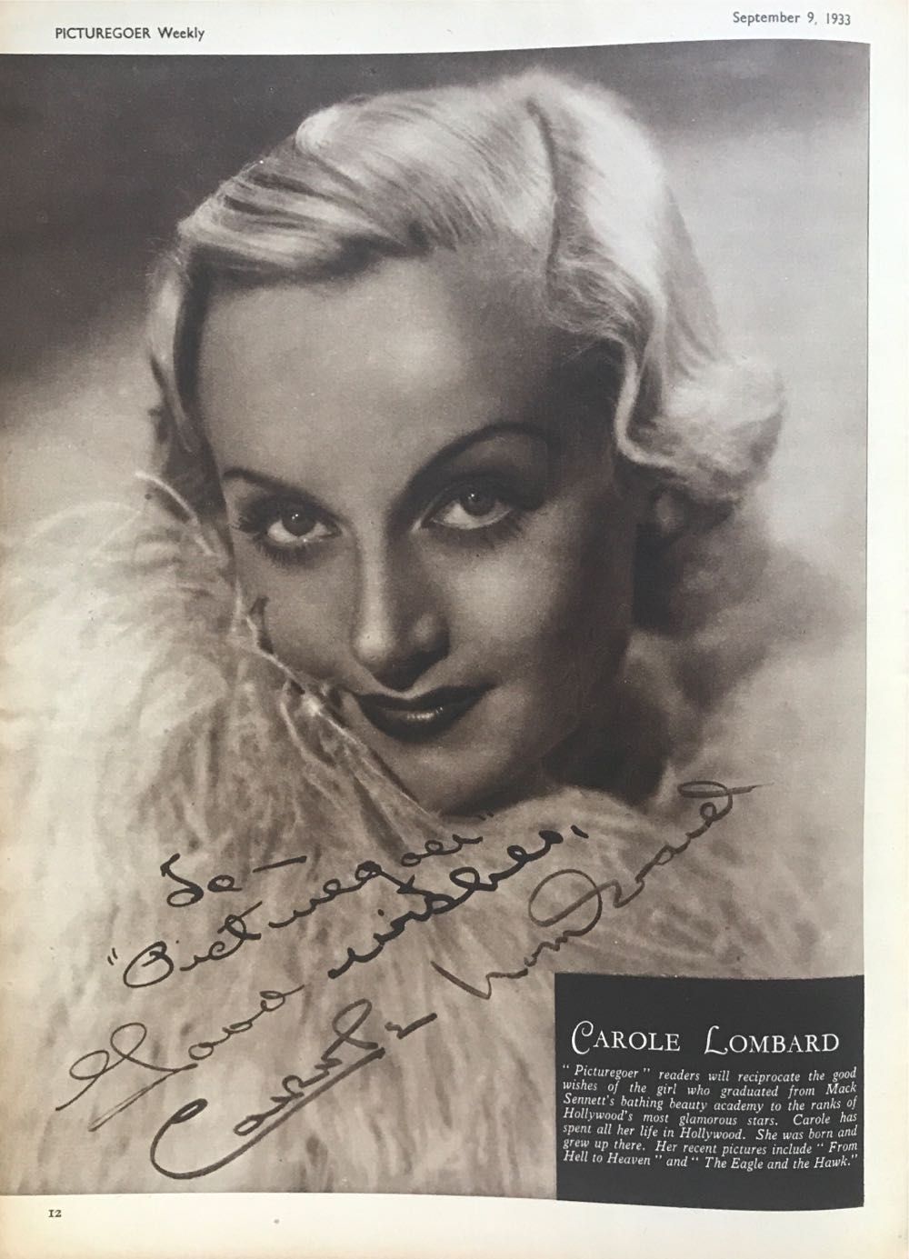 Picturegoer  (September) magazine collectible - Main Image 3