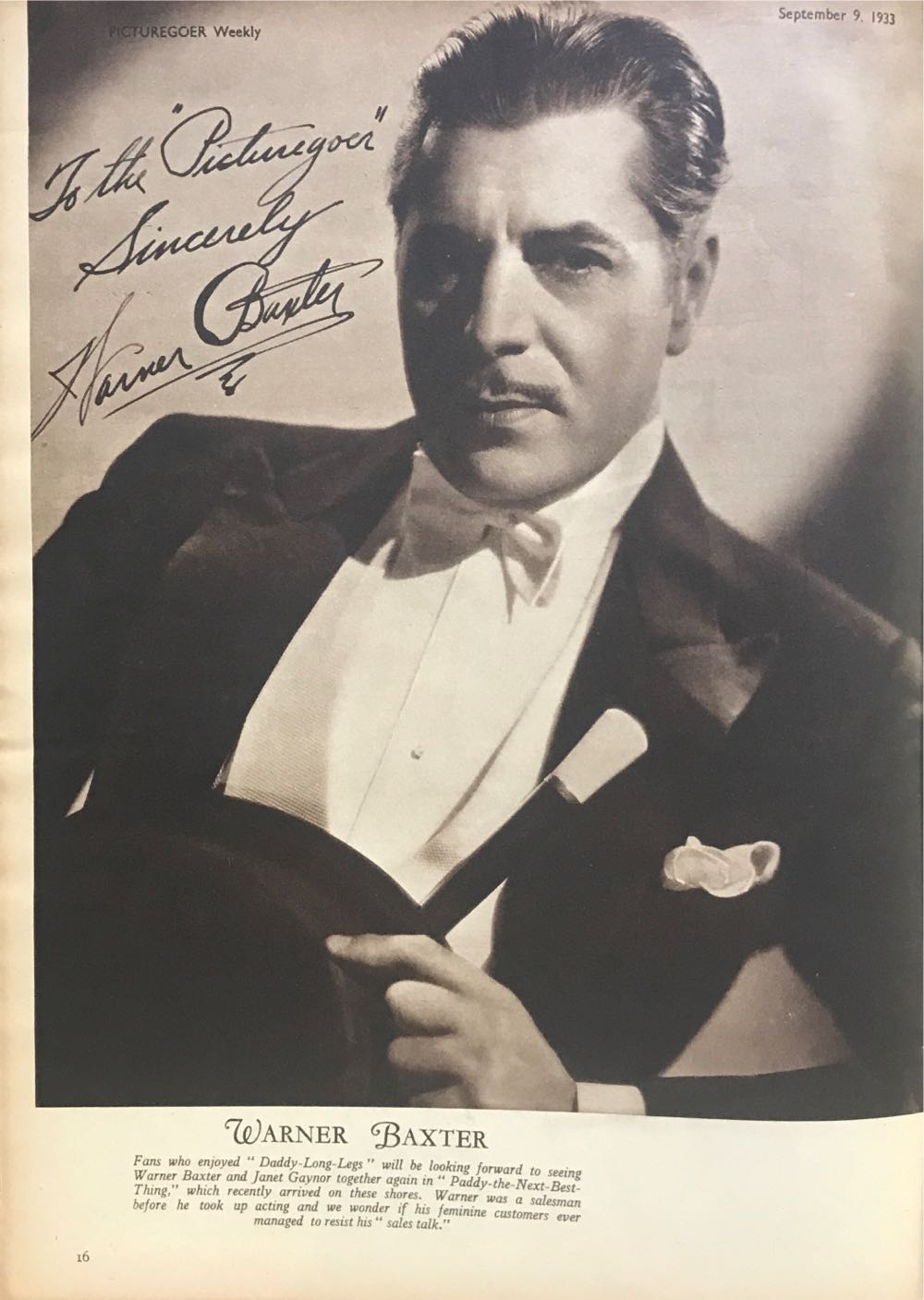 Picturegoer  (September) magazine collectible - Main Image 4