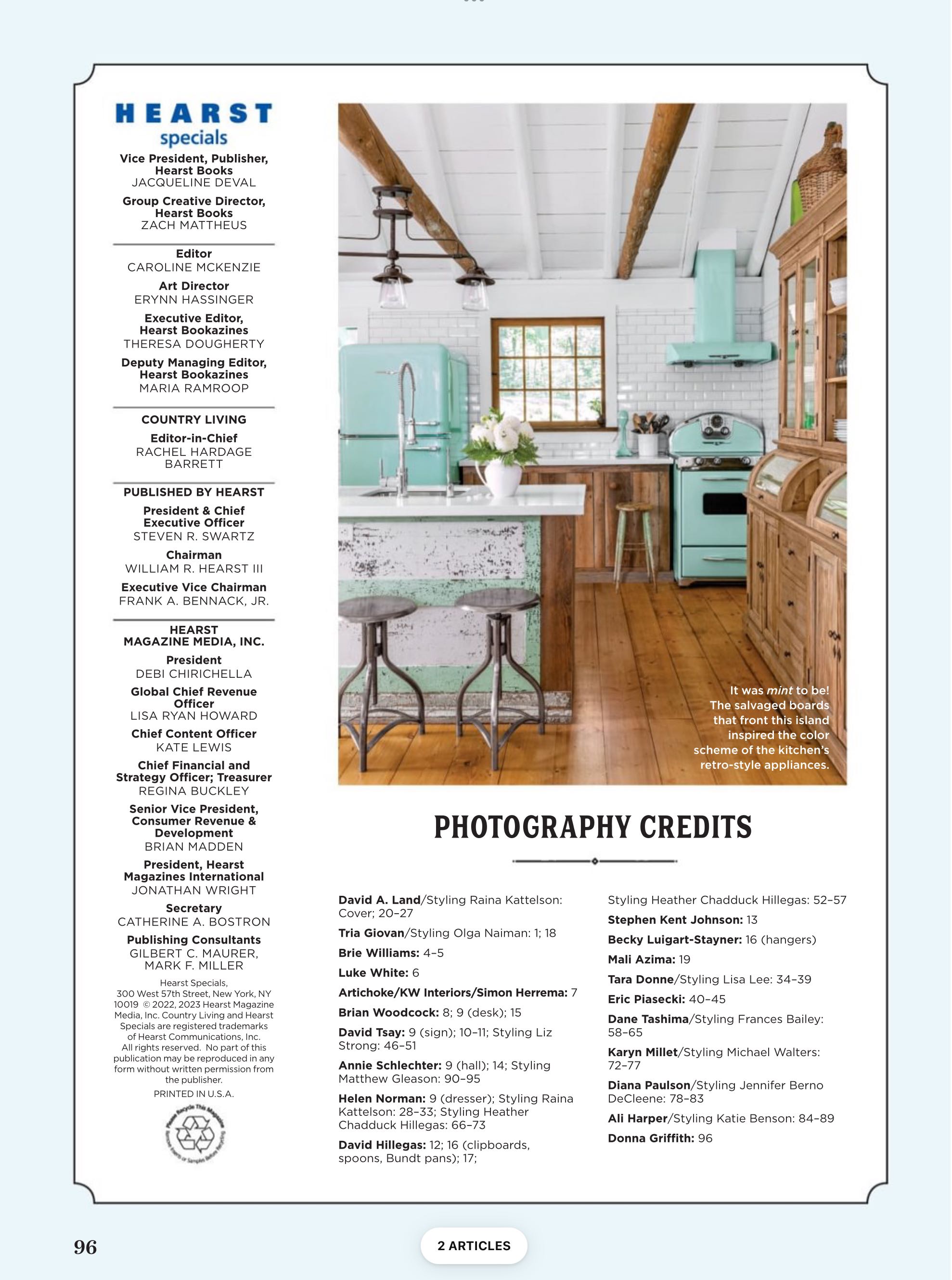 Country Living Farmhouse Style  2023 July  (July) magazine collectible - Main Image 2