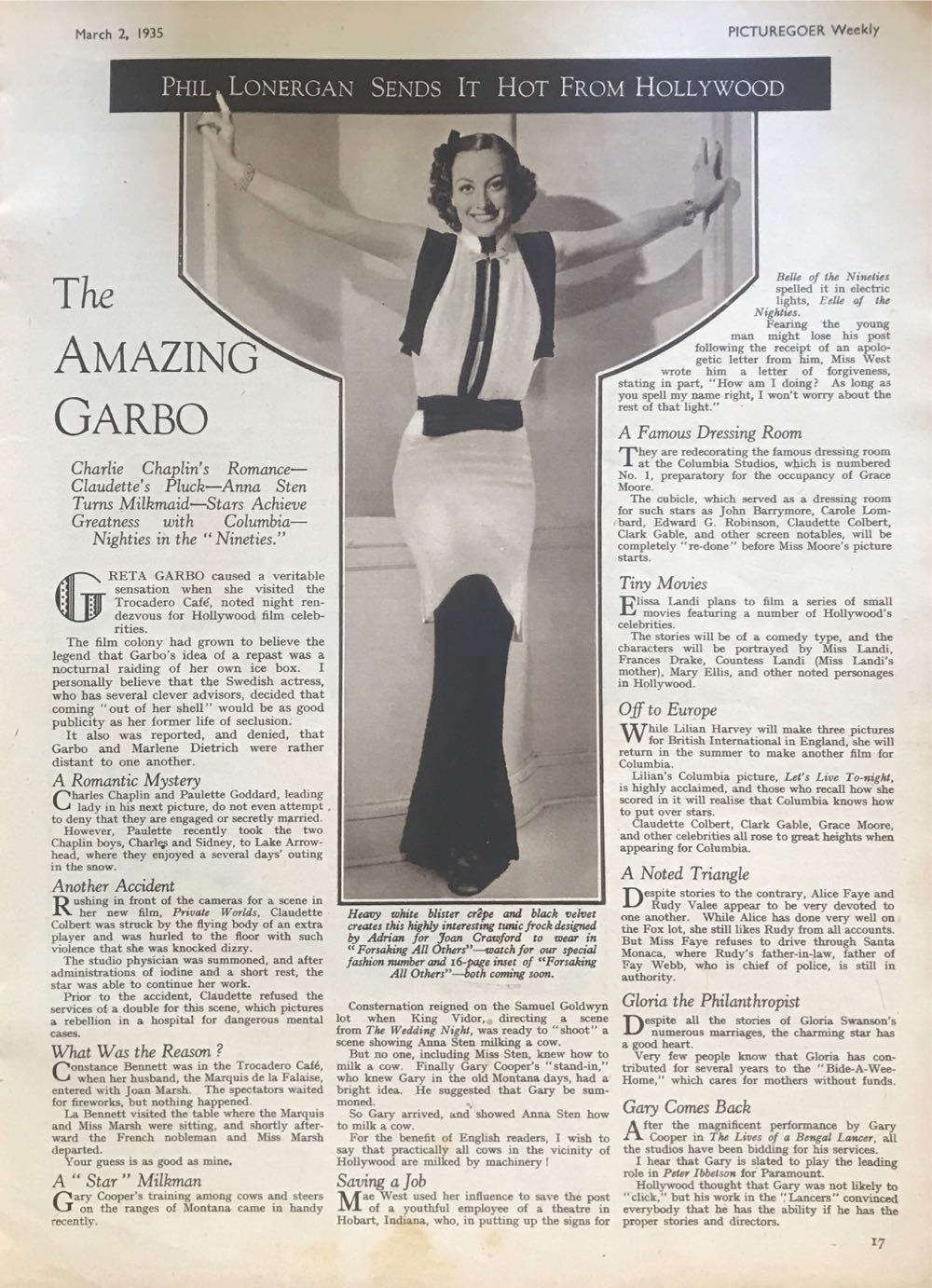 Picturegoer  (March) magazine collectible - Main Image 4