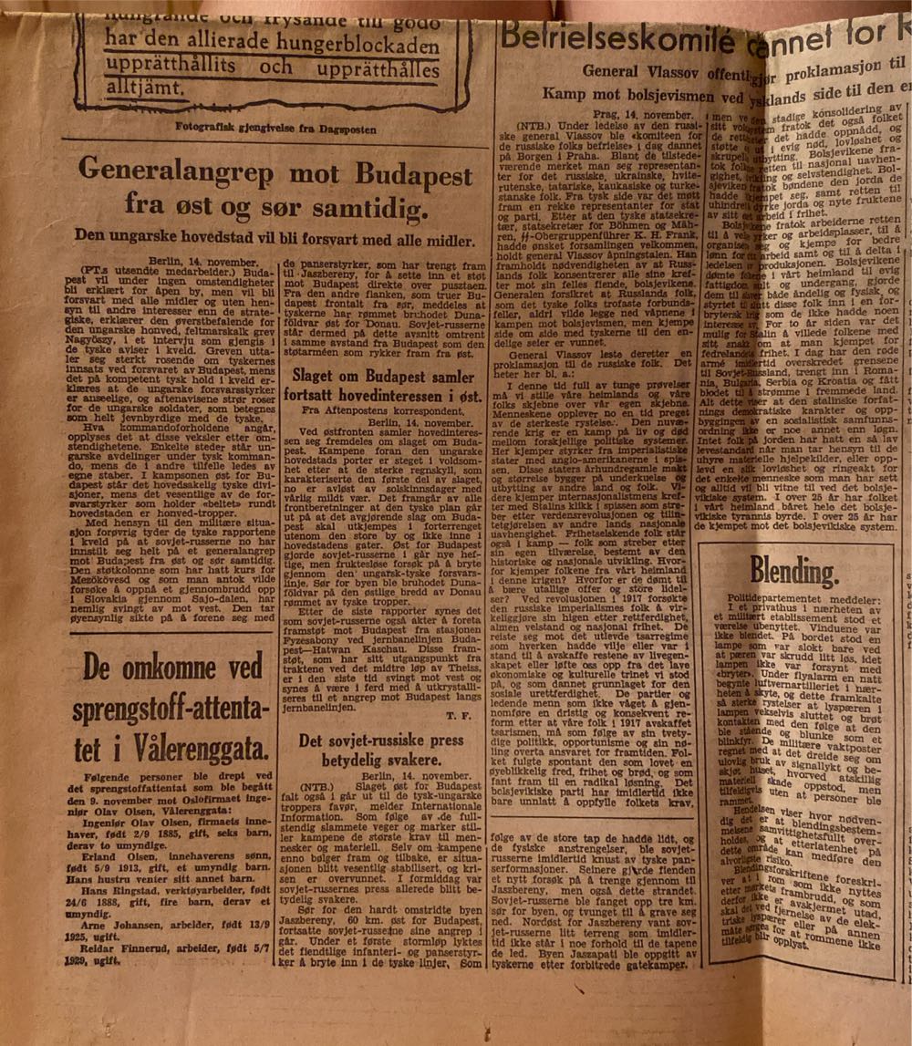 Aftenposten (H)  (November) magazine collectible - Main Image 3