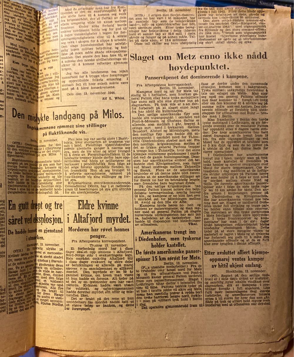 Aftenposten (H)  (November) magazine collectible - Main Image 4