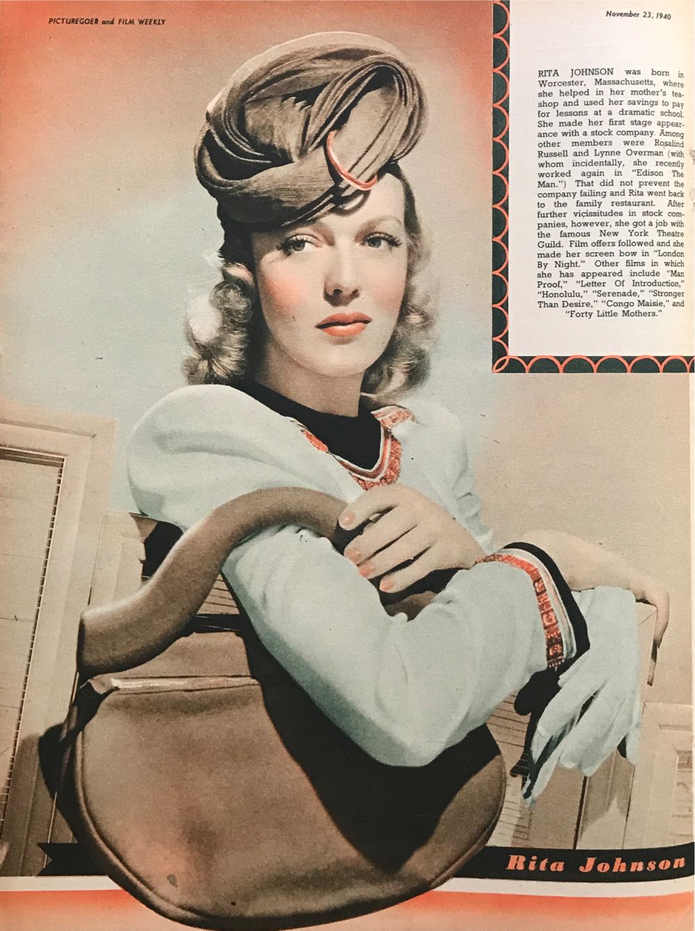 Picturegoer  (November) magazine collectible - Main Image 3