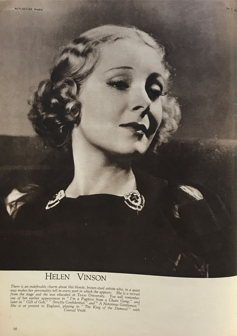 Picturegoer  (July) magazine collectible - Main Image 3