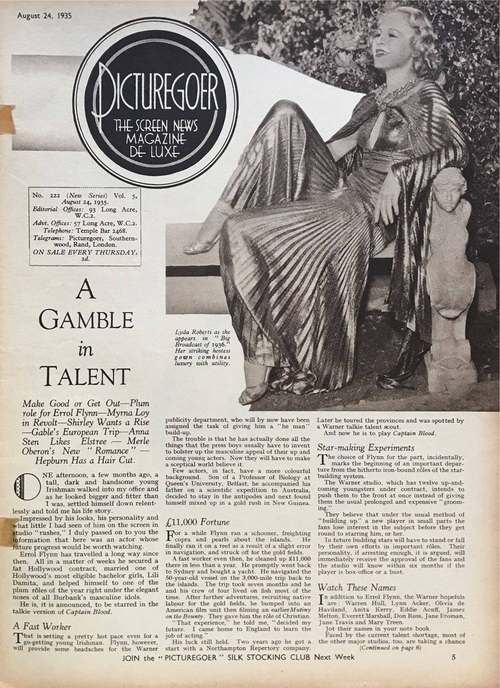 Picturegoer  (August) magazine collectible - Main Image 3