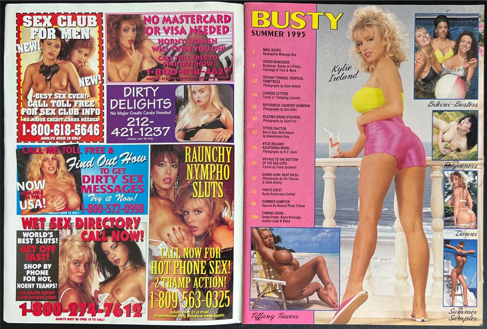 Hustler Busty Beauties  (May) magazine collectible - Main Image 2
