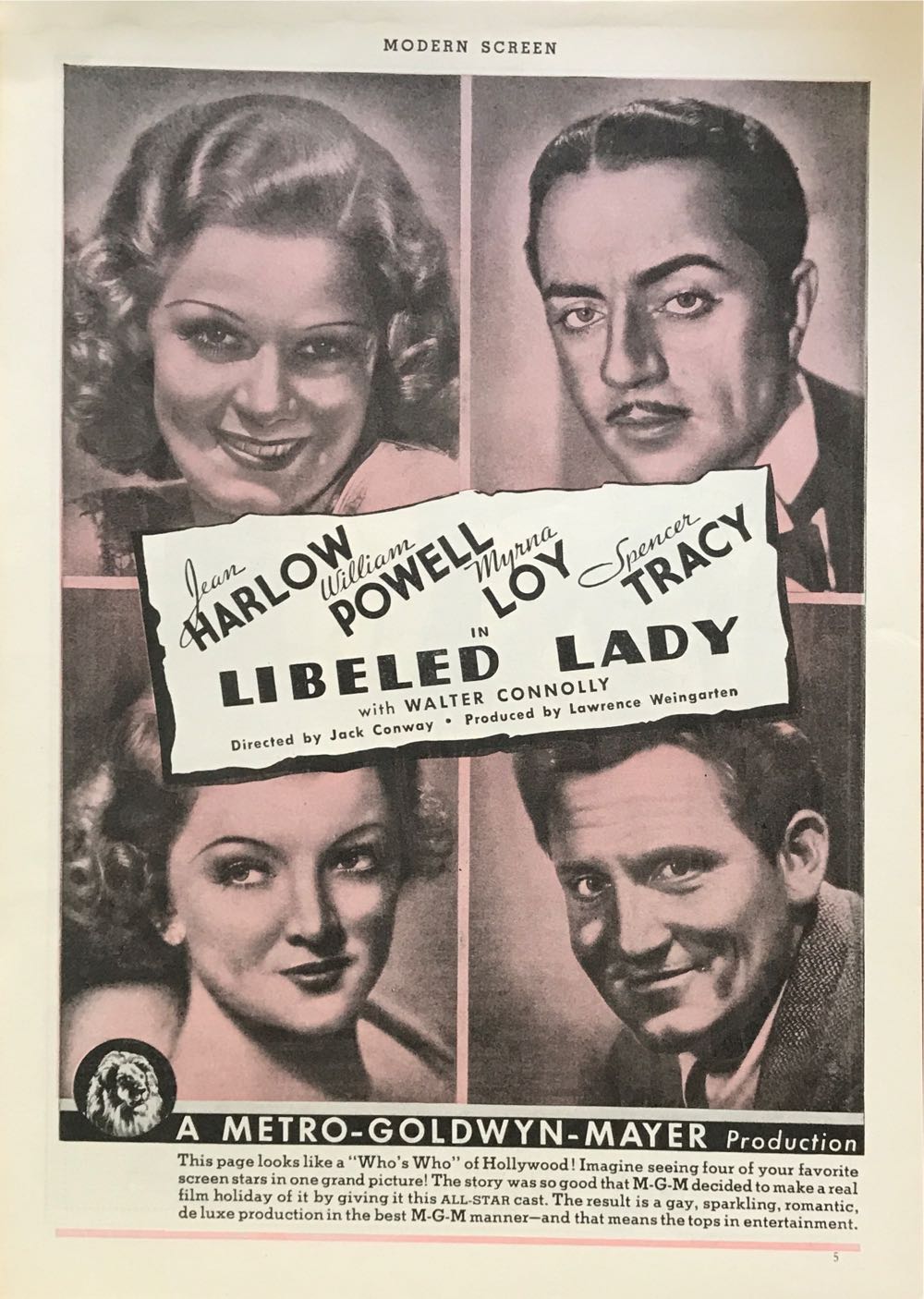 Modern Screen  (November) magazine collectible - Main Image 2