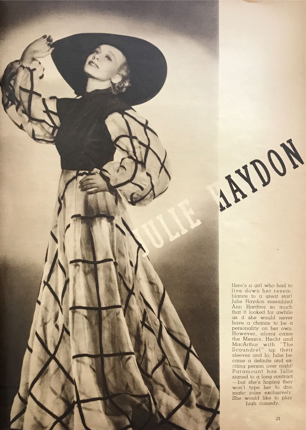 Modern Screen  (October) magazine collectible - Main Image 2