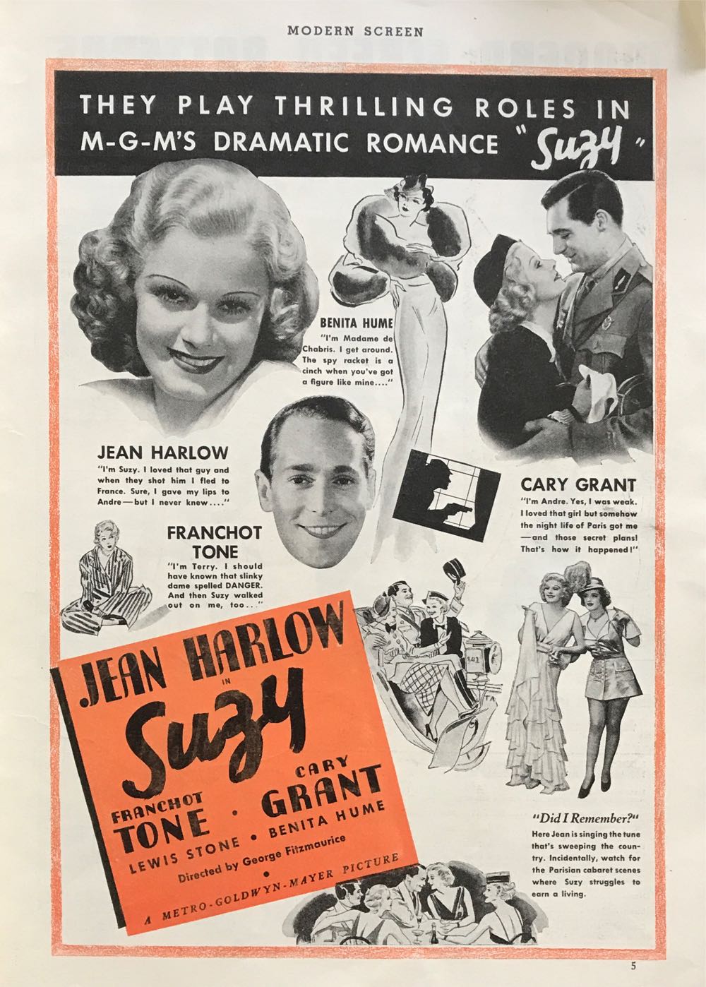 Modern Screen  (August) magazine collectible - Main Image 2