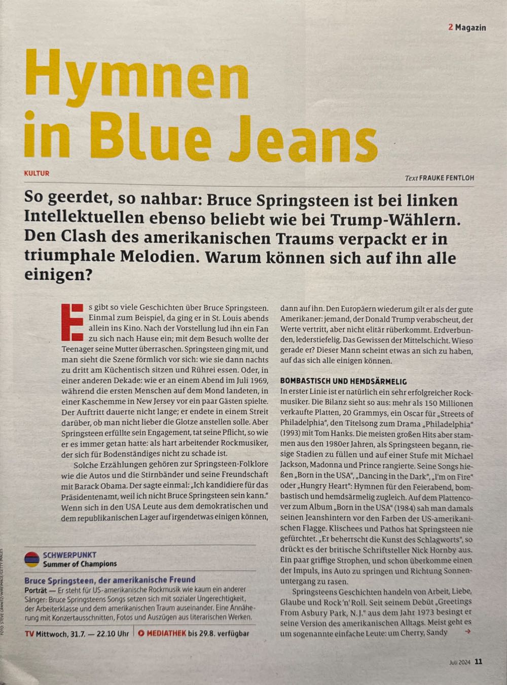 Arte  (July) magazine collectible - Main Image 2