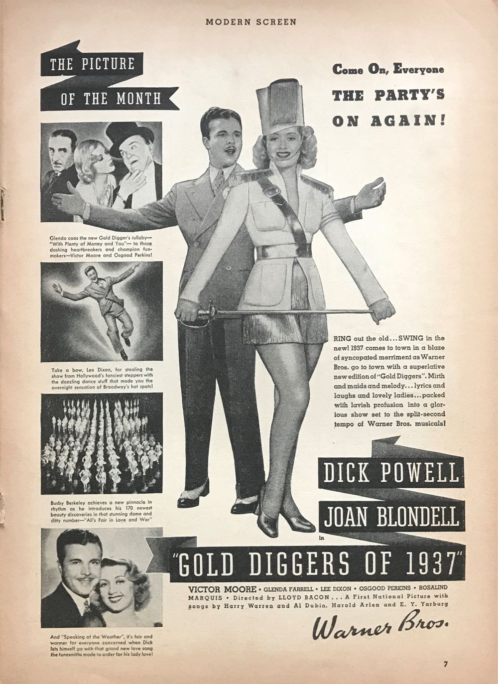 Modern Screen  (January) magazine collectible - Main Image 2