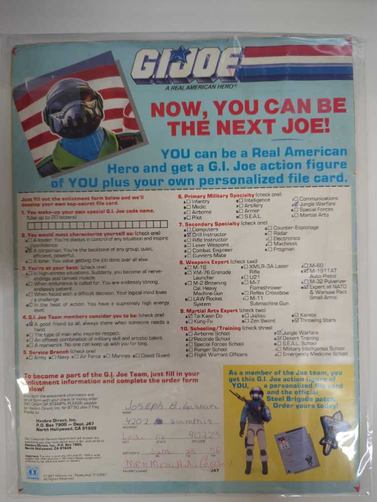 G.I. Joe A Real American Hero Magazine  (July) magazine collectible [Barcode 070989376915] - Main Image 2