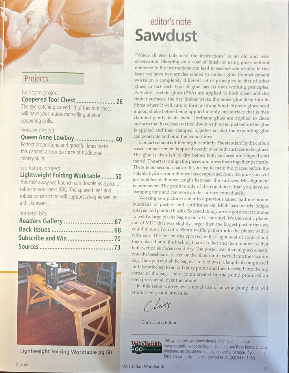 Australian Woodsmith Issue 68  (April) magazine collectible [Barcode 9771441031007] - Main Image 3