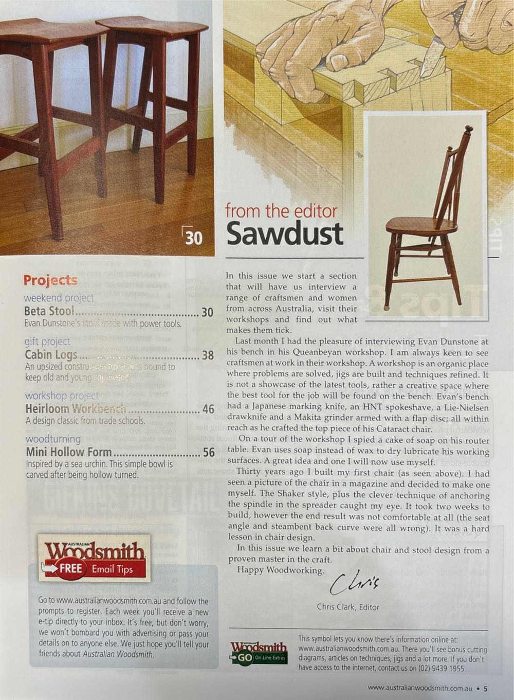 Australian Woodsmith Issue 132  (April) magazine collectible [Barcode 9771441031014] - Main Image 3