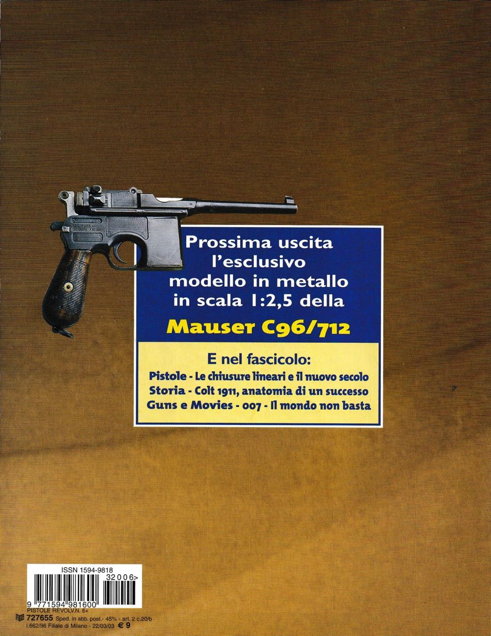 Pistole & Revolver Da Collezione  (March) magazine collectible [Barcode 977159498160032006] - Main Image 2