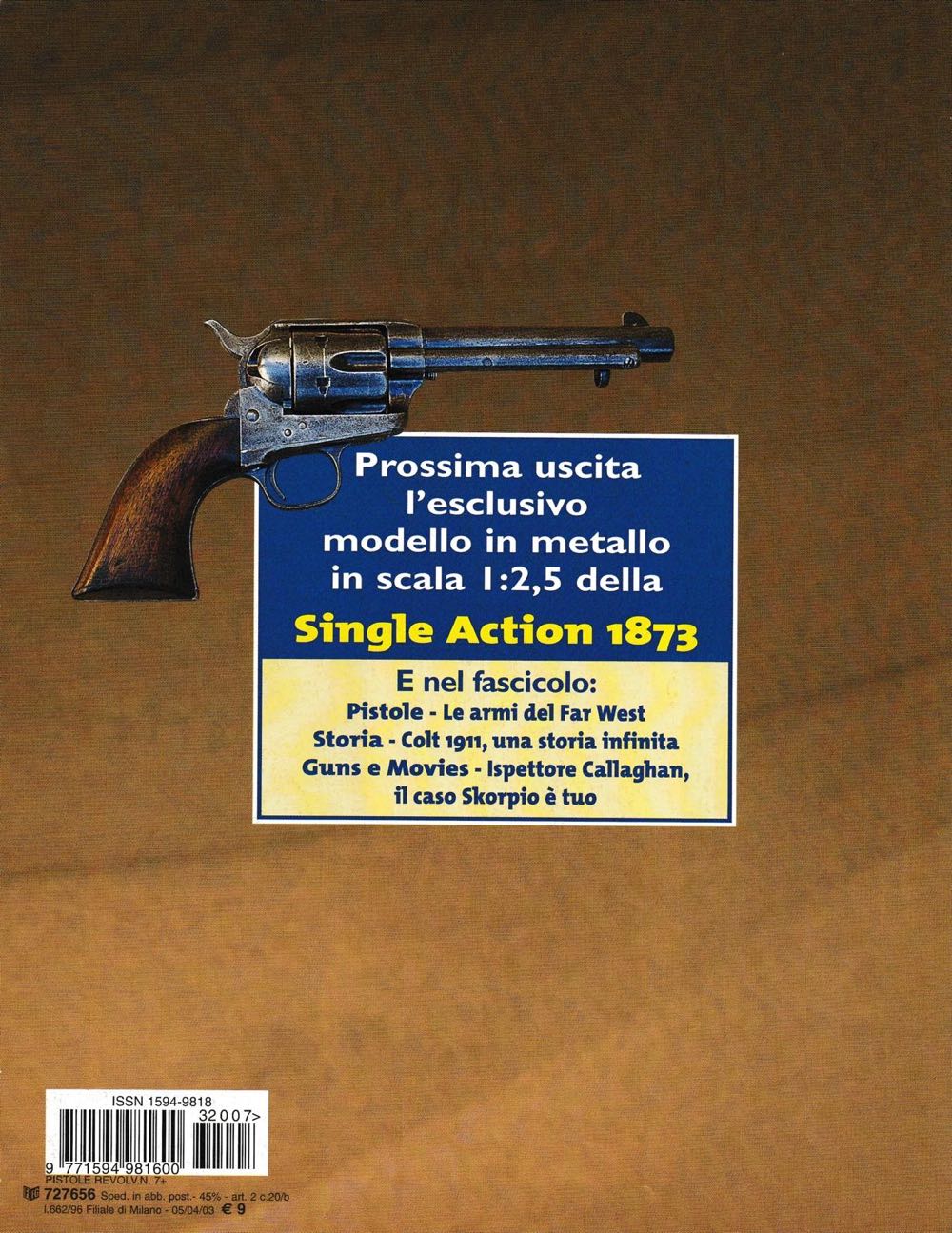 Pistole & Revolver Da Collezione  (April) magazine collectible [Barcode 977159498160032007] - Main Image 2