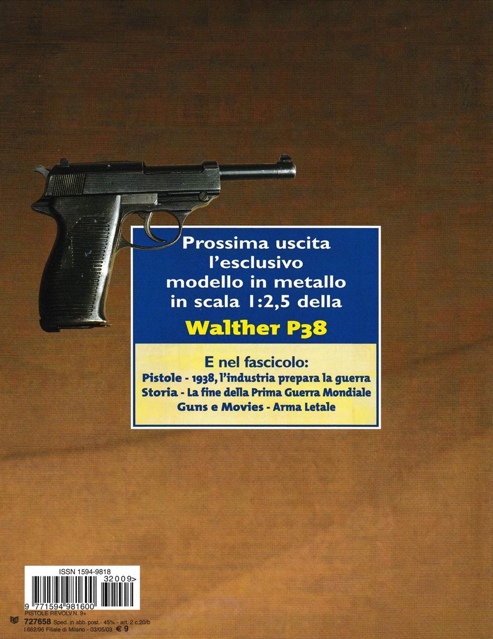 Pistole & Revolver Da Collezione  (May) magazine collectible [Barcode 977159498160032009] - Main Image 2
