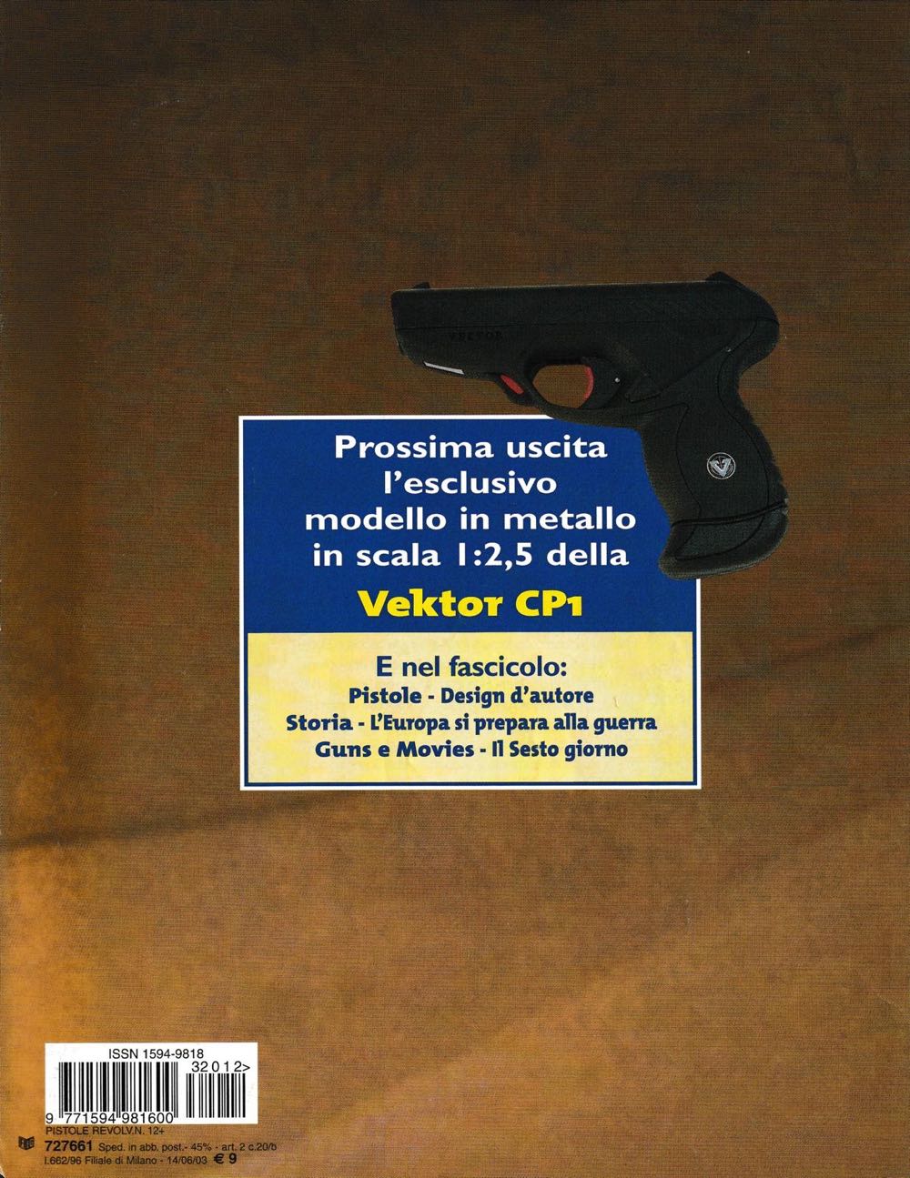 Pistole & Revolver Da Collezione  (June) magazine collectible [Barcode 977159498160032012] - Main Image 2