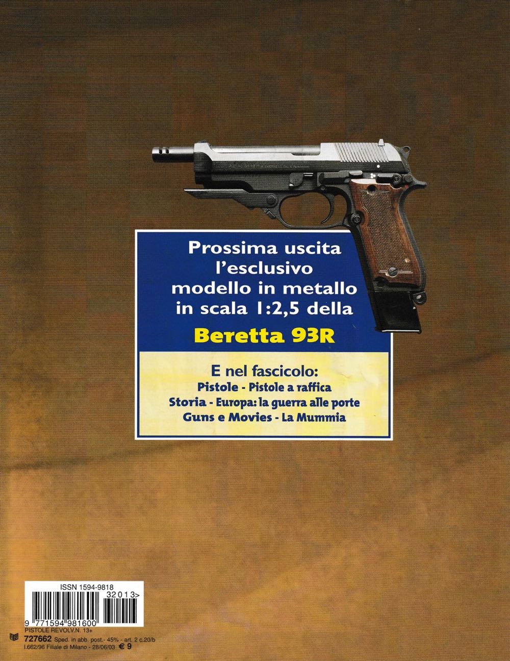 Pistole & Revolver Da Collezione  (June) magazine collectible [Barcode 977159498160032013] - Main Image 2
