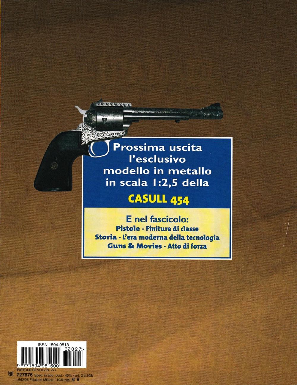 Pistole & Revolver Da Collezione  (January) magazine collectible [Barcode 977159498160032027] - Main Image 2
