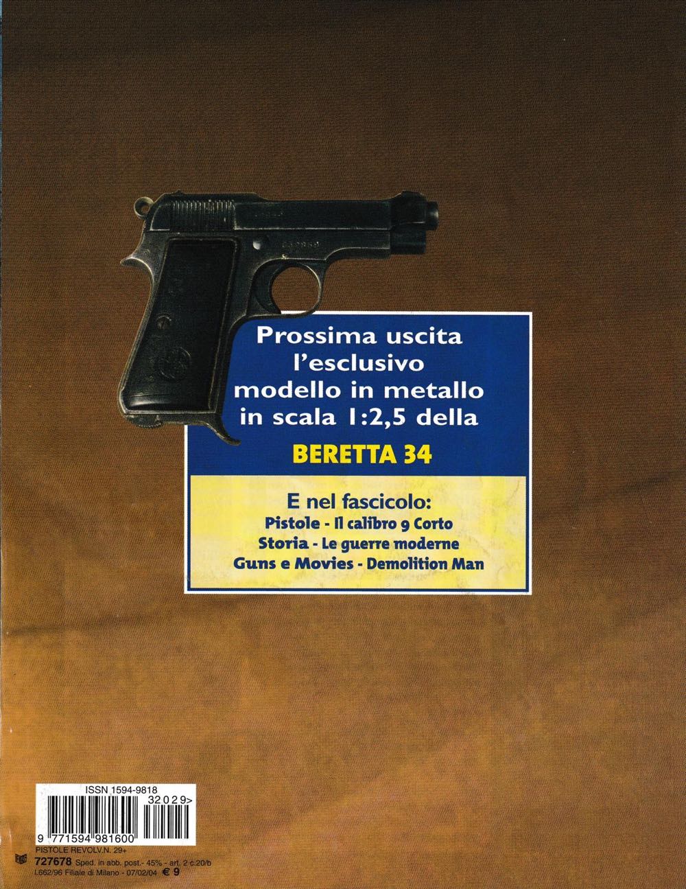 Pistole & Revolver Da Collezione  (February) magazine collectible [Barcode 977159498160032029] - Main Image 2