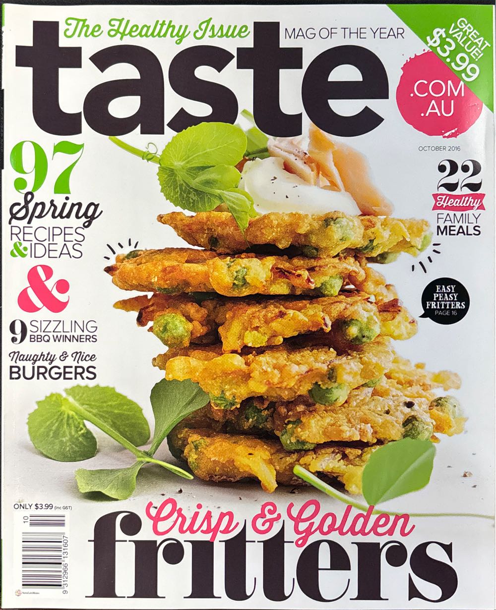 Taste Magazine Issue 36  (October) magazine collectible [Barcode 9312966131607] - Main Image 1