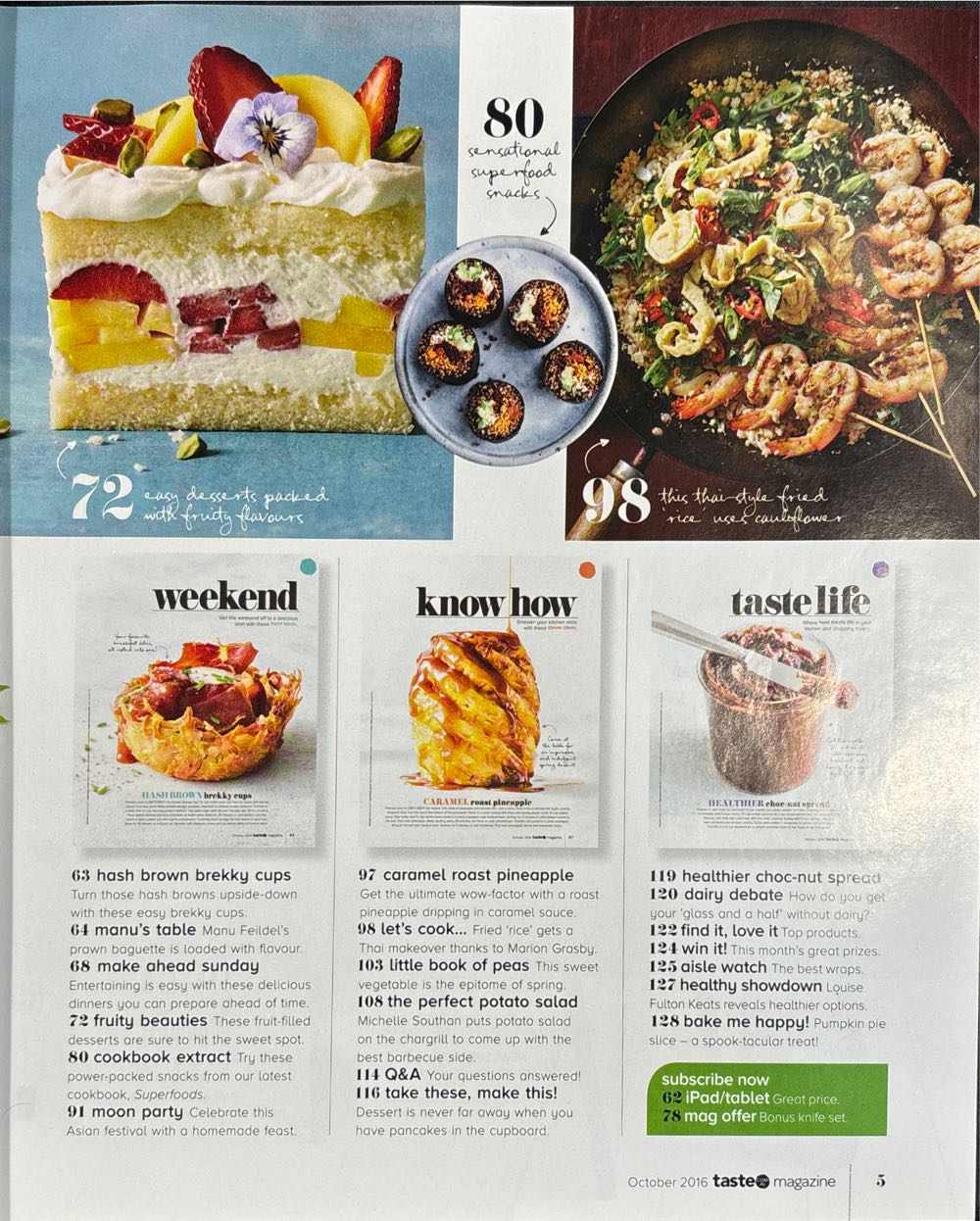 Taste Magazine Issue 36  (October) magazine collectible [Barcode 9312966131607] - Main Image 3