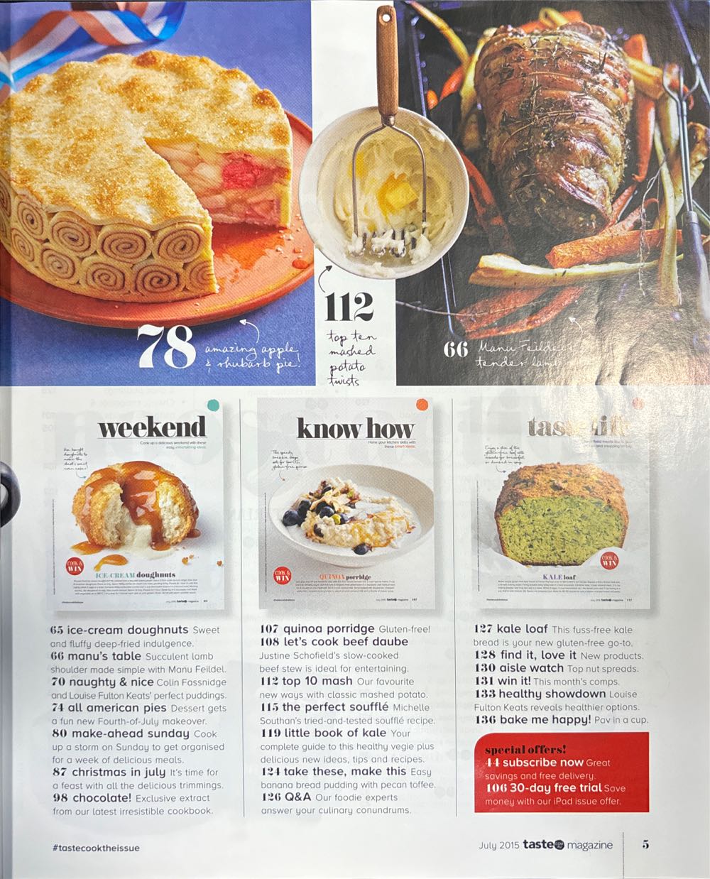 Taste Magazine Issue 22  (July) magazine collectible [Barcode 9312966131607] - Main Image 3