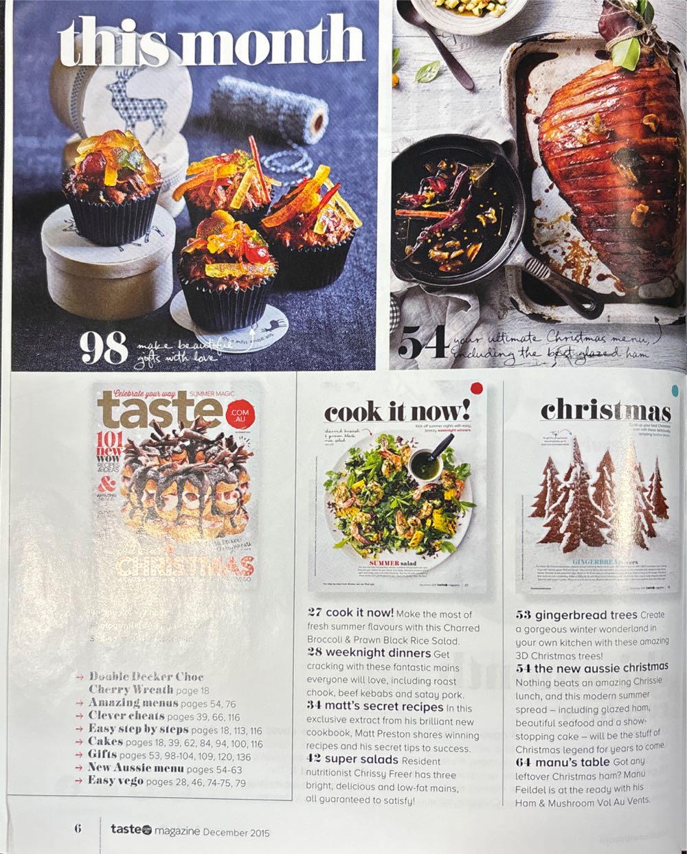 Taste Magazine Issue 27  (December) magazine collectible [Barcode 9312966131607] - Main Image 2