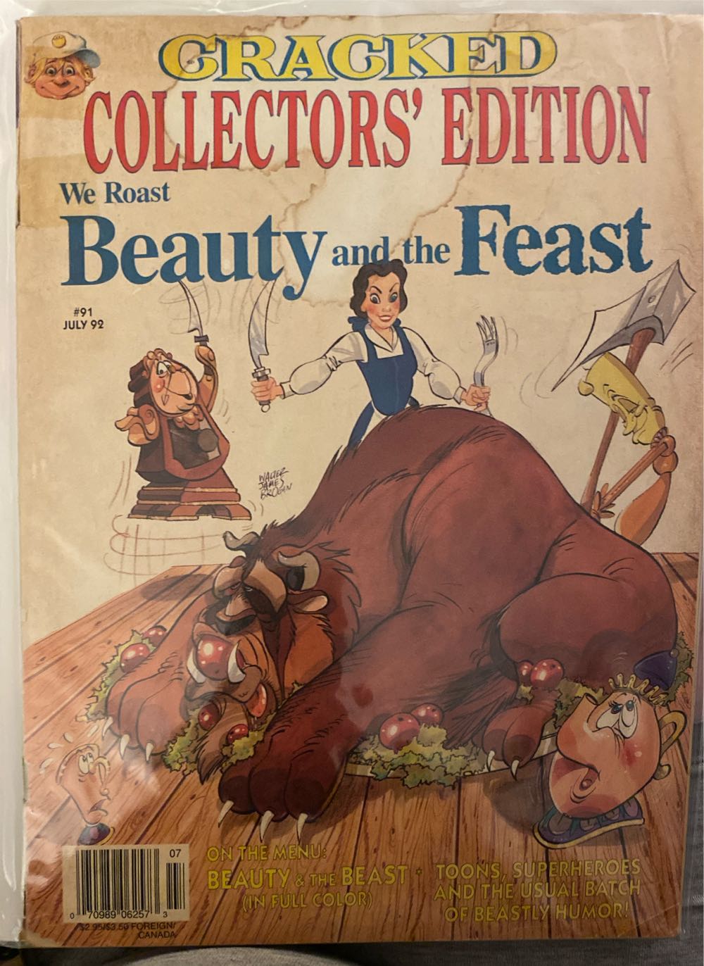 Cracked Collector’s Edition 91  magazine collectible [Barcode 07098906257307] - Main Image 2