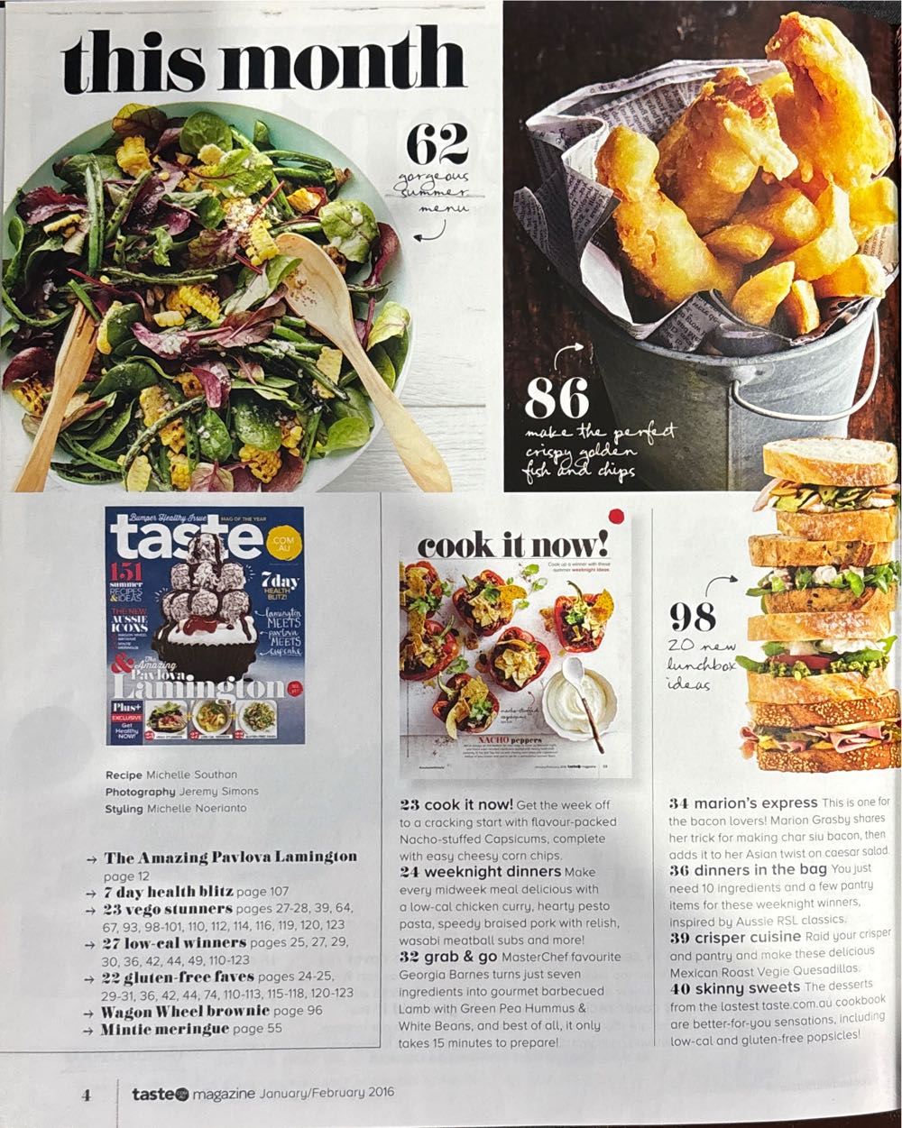 Taste Magazine Issue 28  (January) magazine collectible [Barcode 9312966131607] - Main Image 2