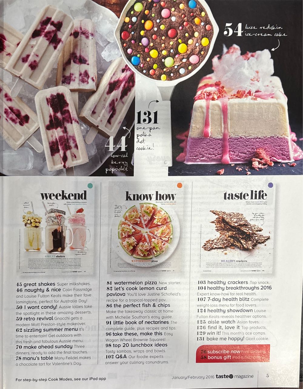 Taste Magazine Issue 28  (January) magazine collectible [Barcode 9312966131607] - Main Image 3