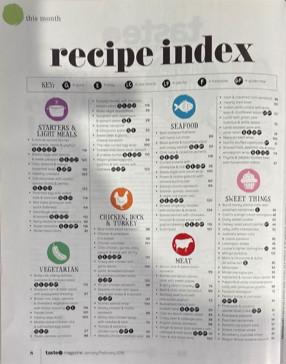 Taste Magazine Issue 28  (January) magazine collectible [Barcode 9312966131607] - Main Image 4