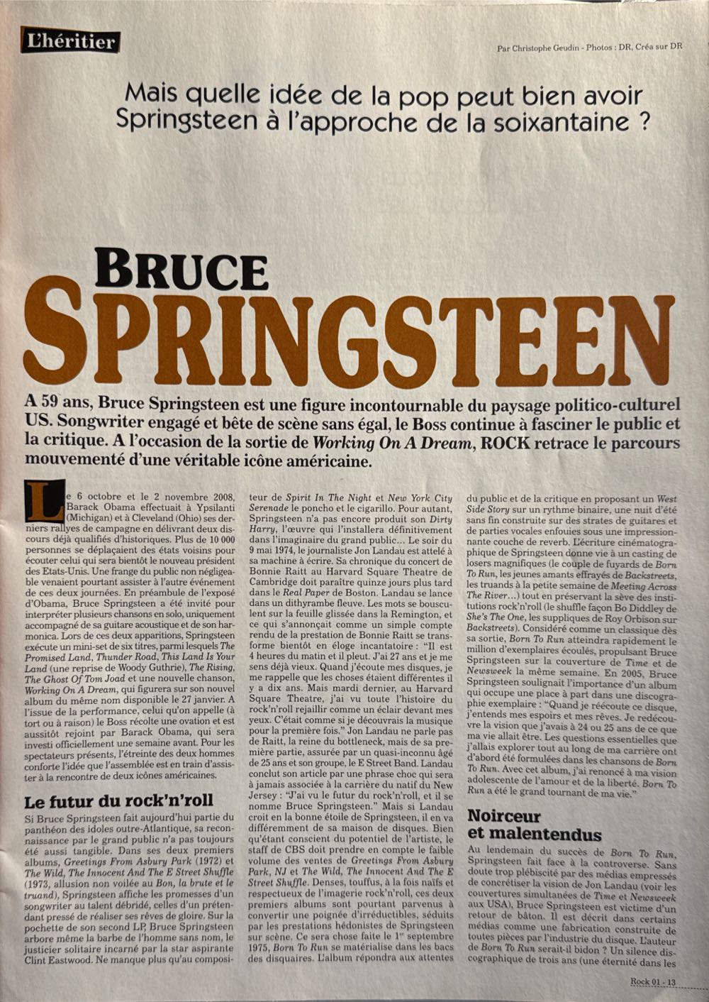 Rock N.1  (January) magazine collectible - Main Image 2