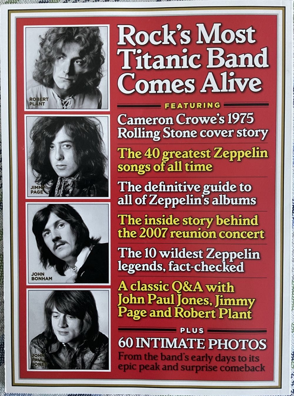 Led Zeppelin - Collectors Edition  magazine collectible [Barcode 07244010597336] - Main Image 2