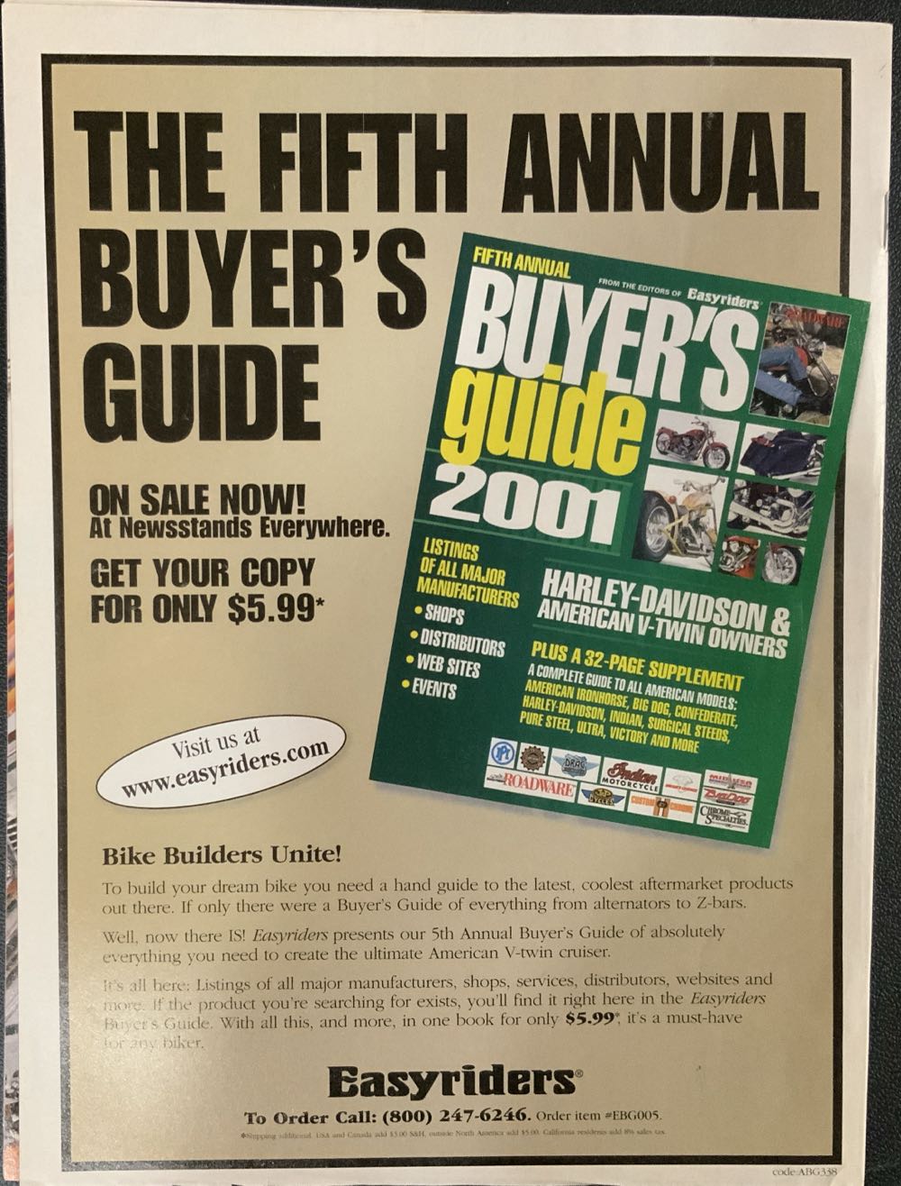 Easyriders Best Babes Nude  magazine collectible - Main Image 2