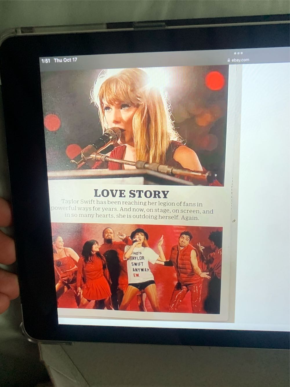 The Eras Tour  magazine collectible [Barcode 06910000014346] - Main Image 2