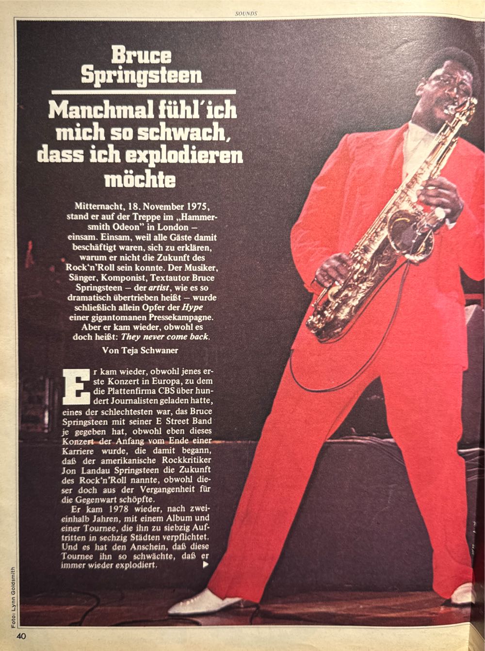 Sounds  (September) magazine collectible - Main Image 2