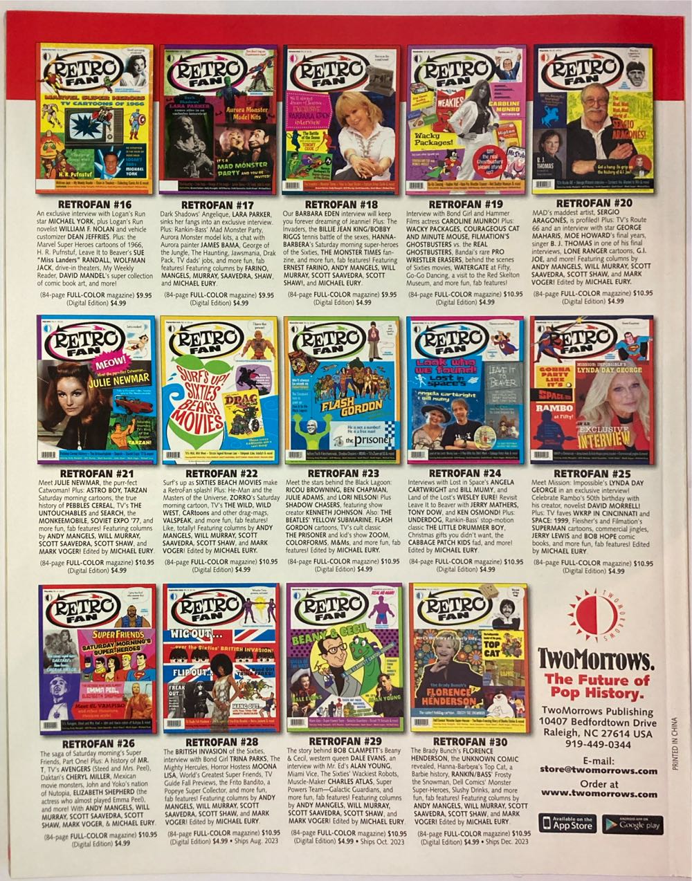 RetroFan  (July) magazine collectible [Barcode 182658005054] - Main Image 2