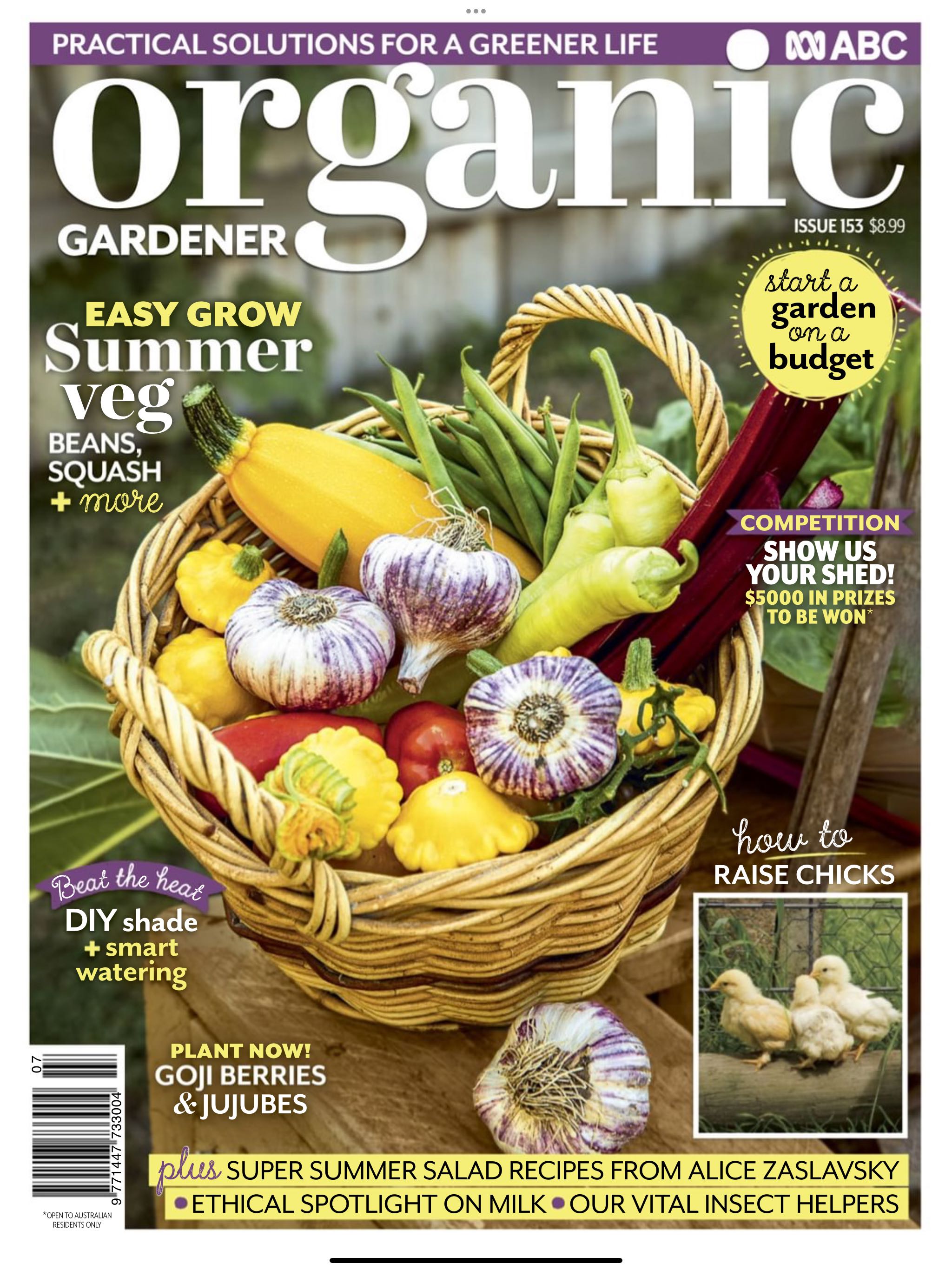 ABC Organic Gardener Magazine Early Summer 2024 #153  (October) magazine collectible - Main Image 1