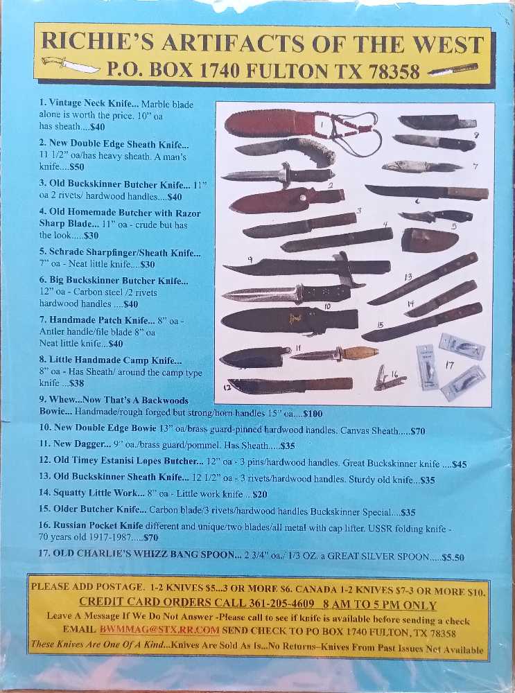 the Backwoodsman  (January) magazine collectible - Main Image 2