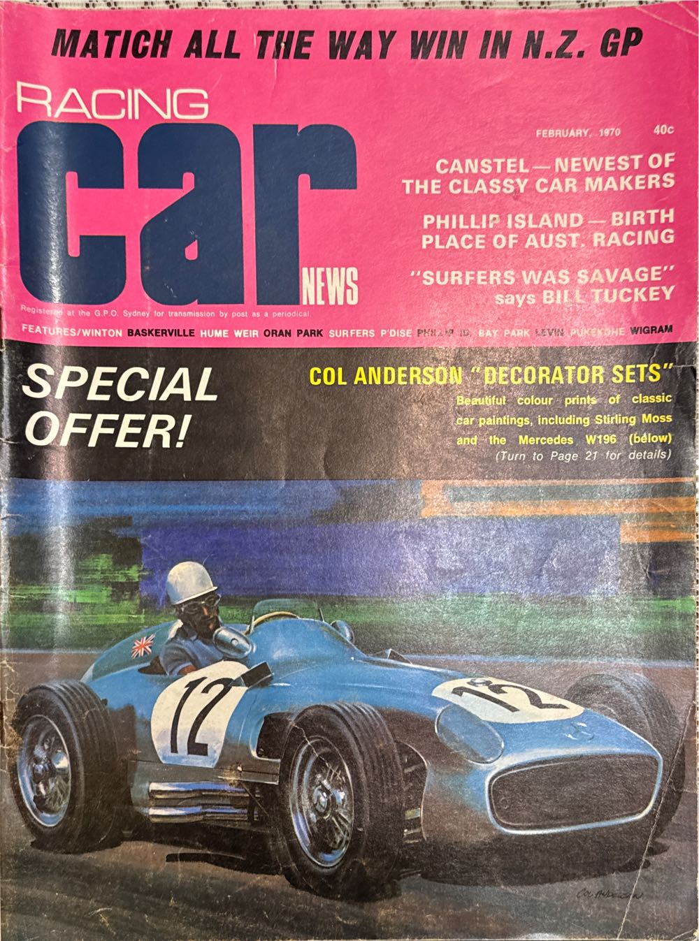 Nebraska Championship Season Tom Osborne Set Of 2 Magazines