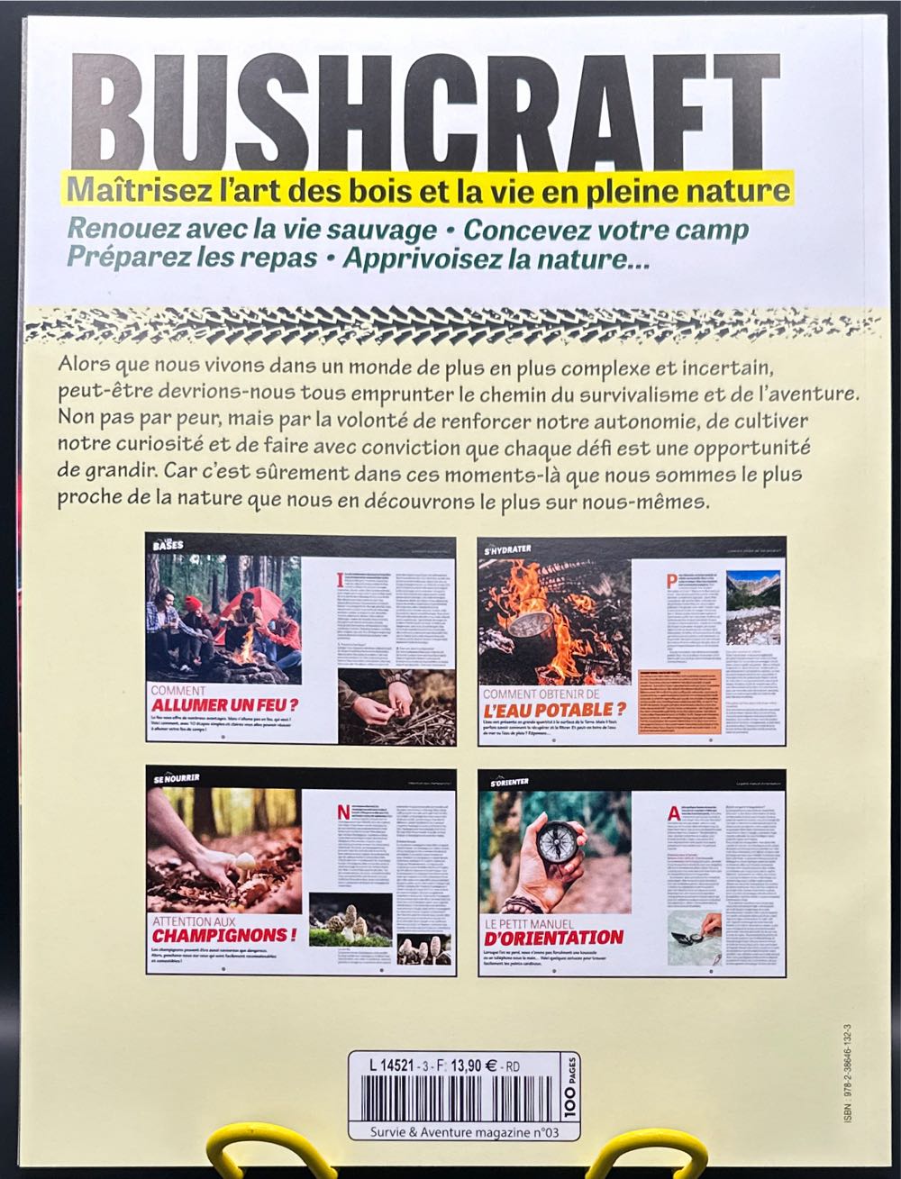 Survie & Aventure Spéciale Bushcraft  (September) magazine collectible [Barcode 378145211390200030] - Main Image 2