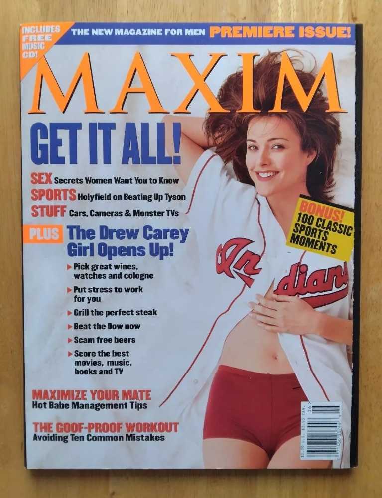 Maxim Magazine Premiere Issue W/ Free CD   (September) magazine collectible [Barcode 071486037446] - Main Image 2