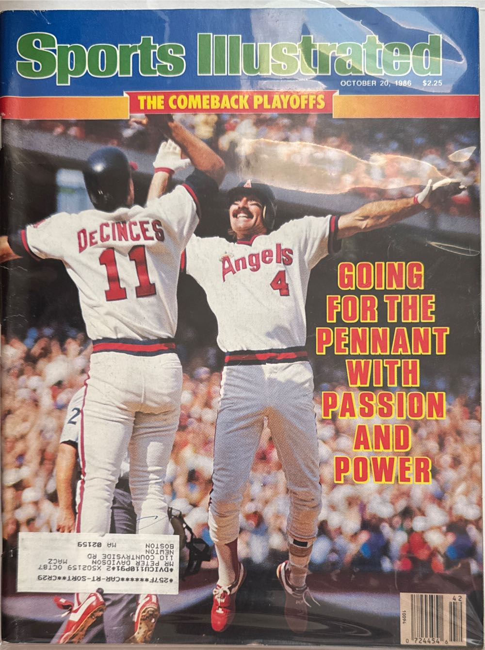 Sports Illustrated  (October) magazine collectible [Barcode 07244000005642] - Main Image 2